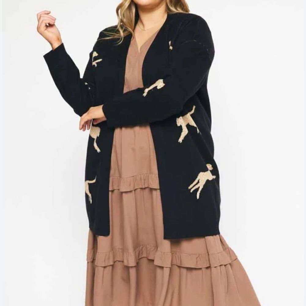 NWT ENTRO CHEETAH Cardigan